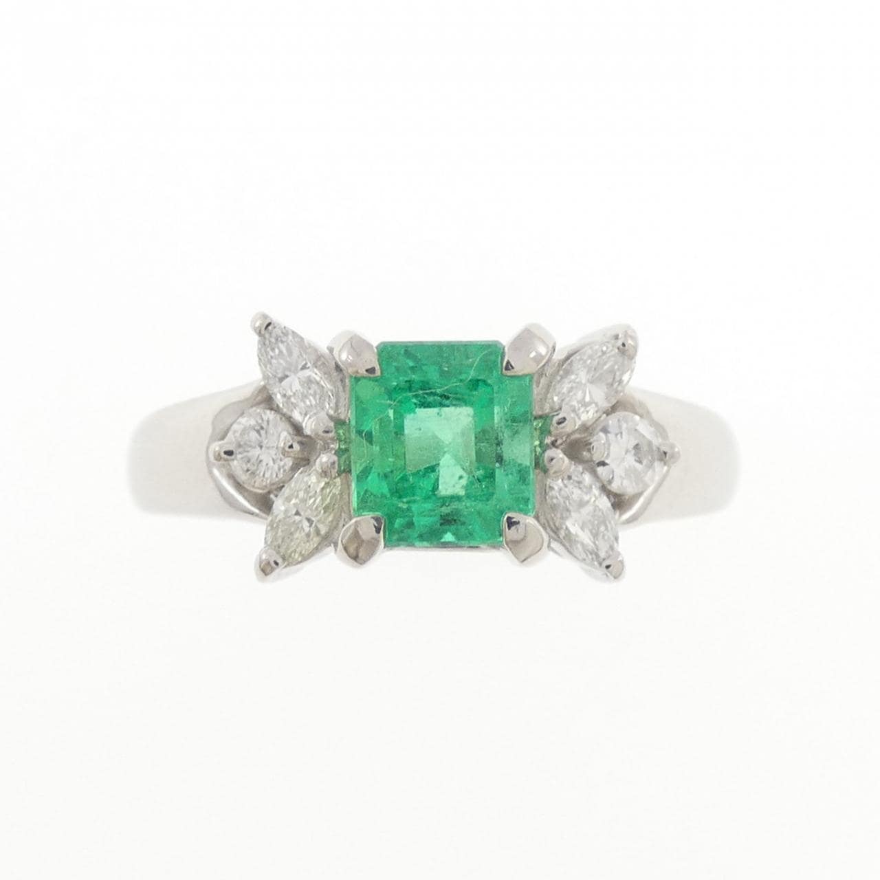 PT900 エメラルド リング 0.89CT
