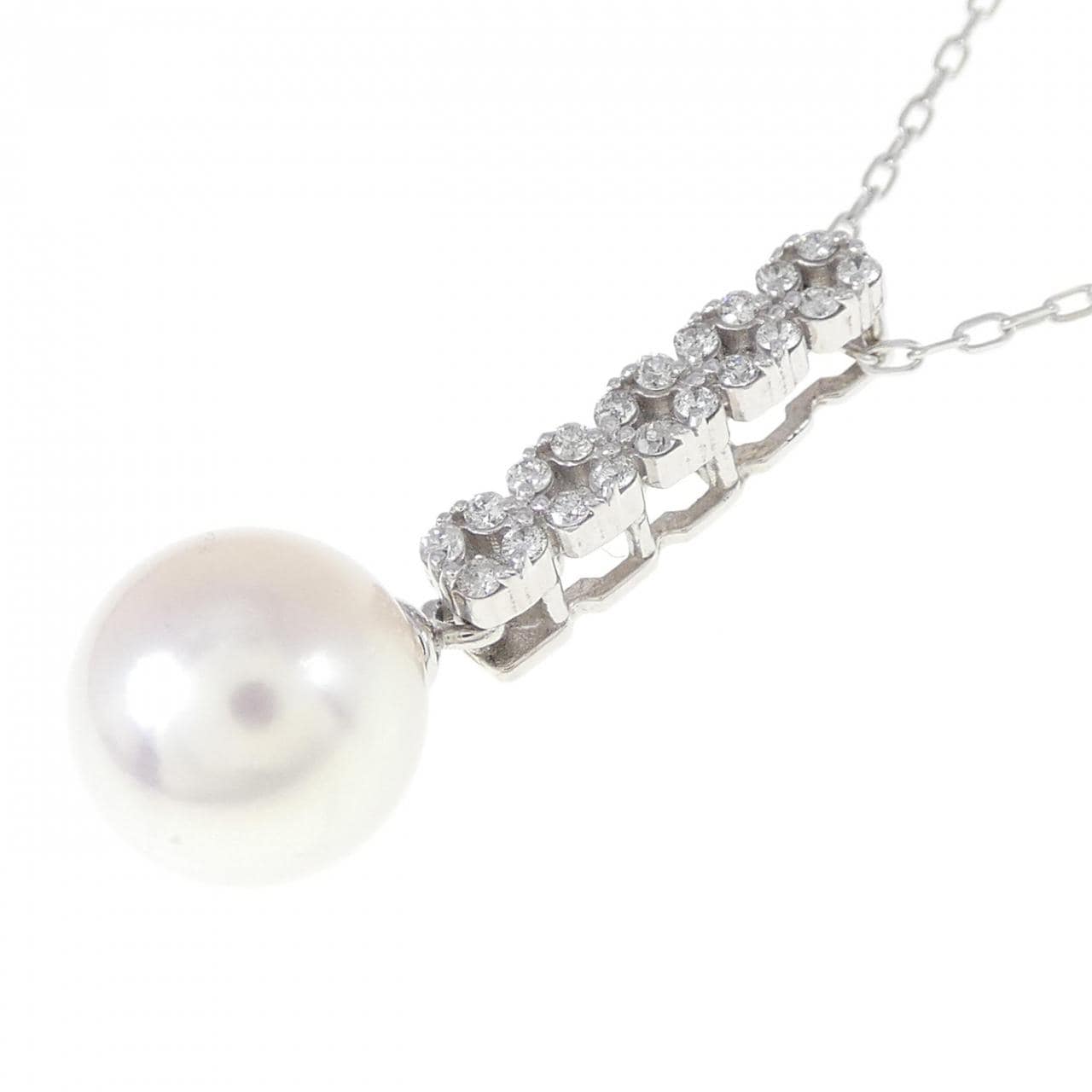 K18WG Akoya pearl necklace 8.5mm