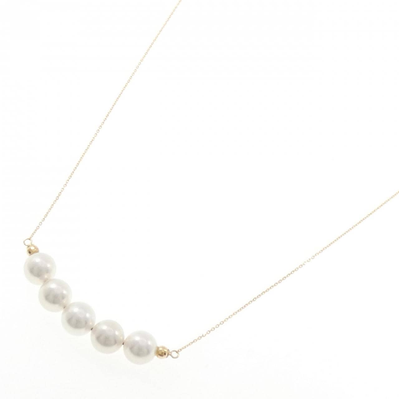 K18YG アコヤパール ネックレス