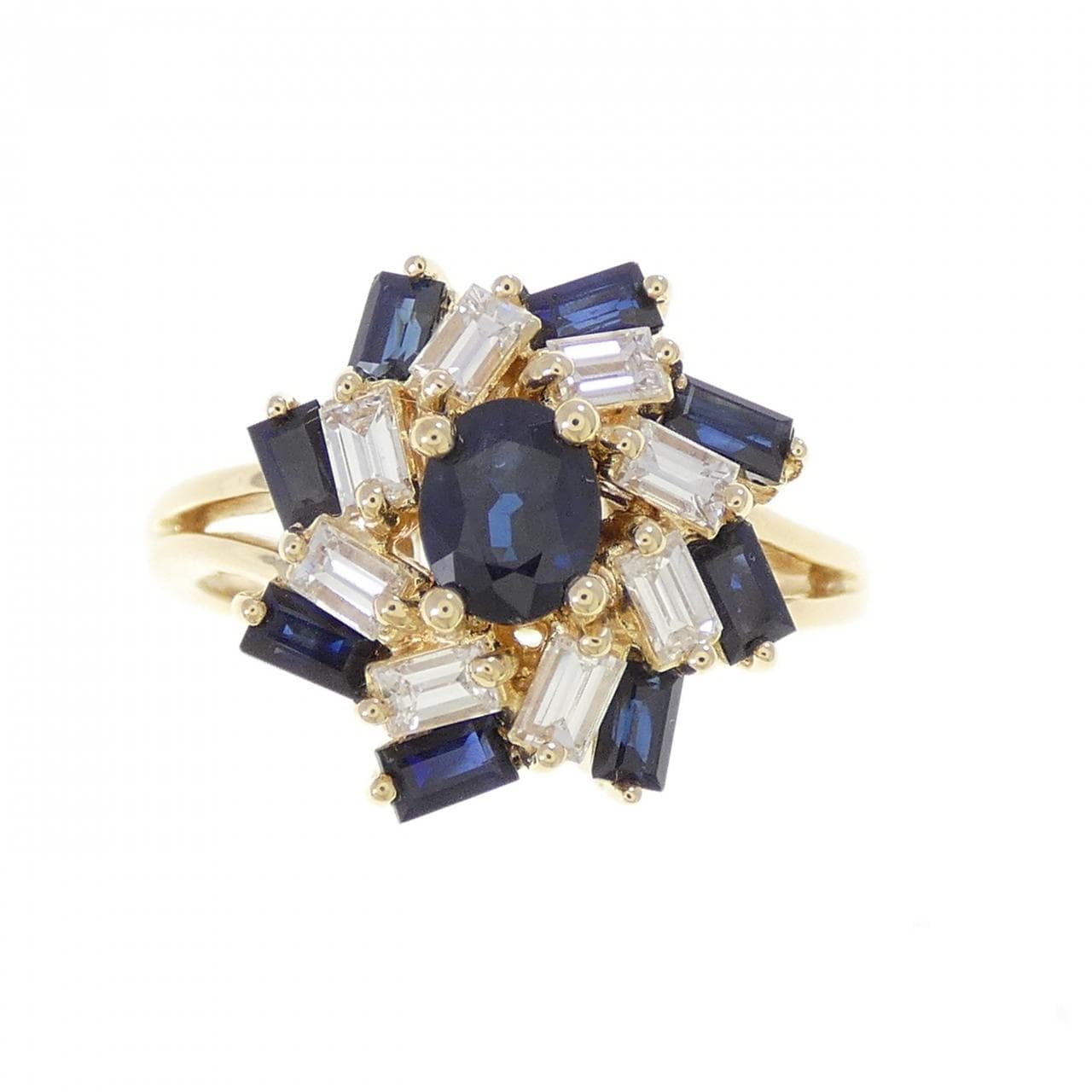 750YG サファイヤ リング 1.19CT