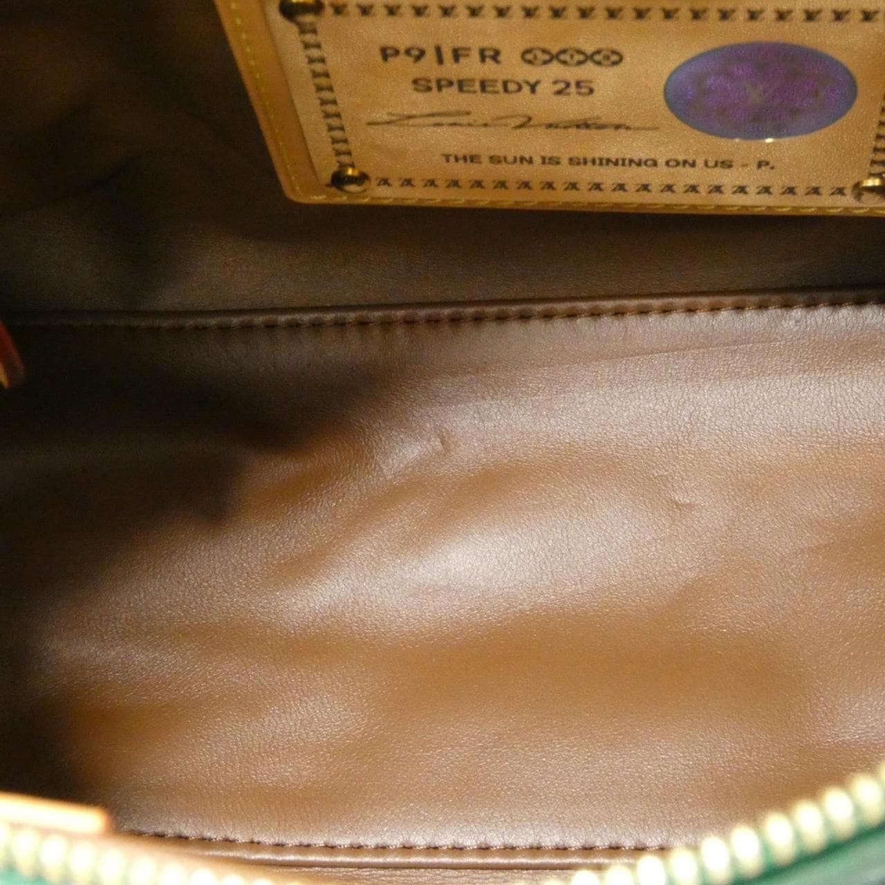 ルイヴィトン モノグラム レザー スピーディ P9 バンドリエール 25cm M24423 ボストンバッグ
