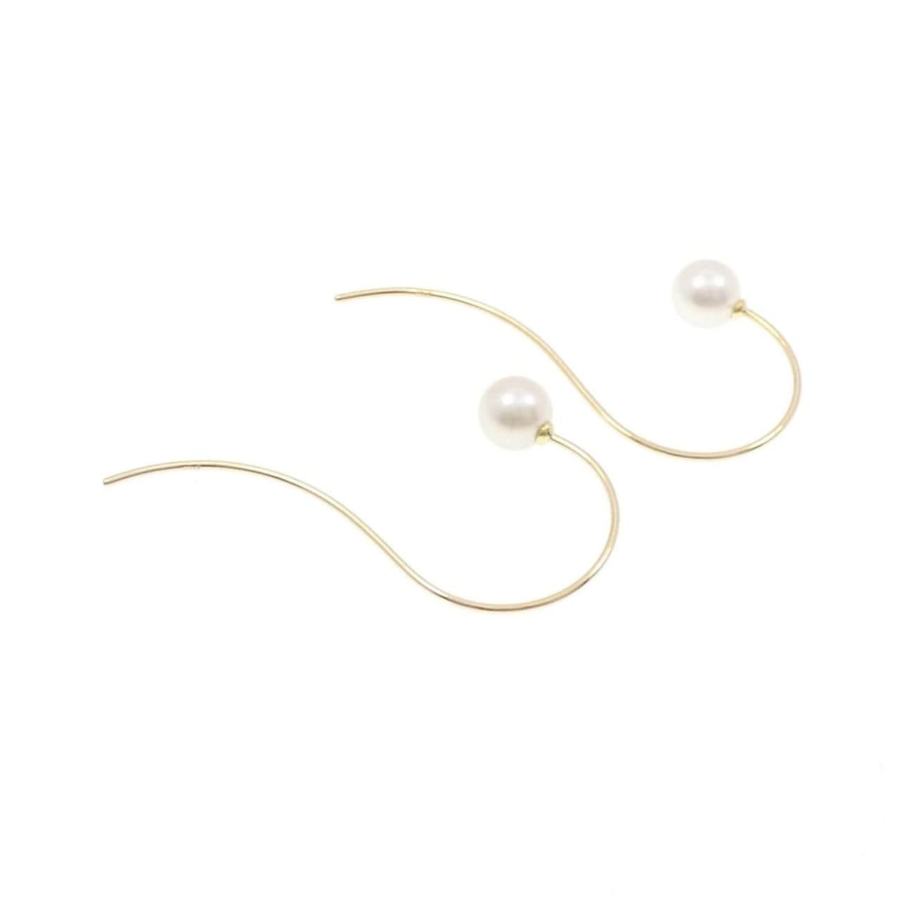 K18YG アコヤパール ピアス 6mm