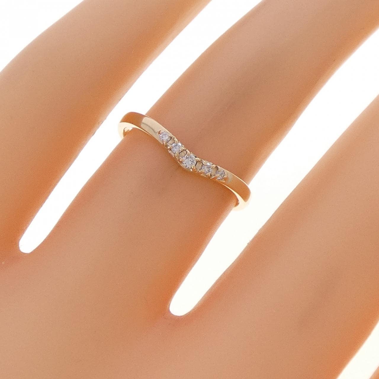 K10PG ダイヤモンド リング 0.05CT