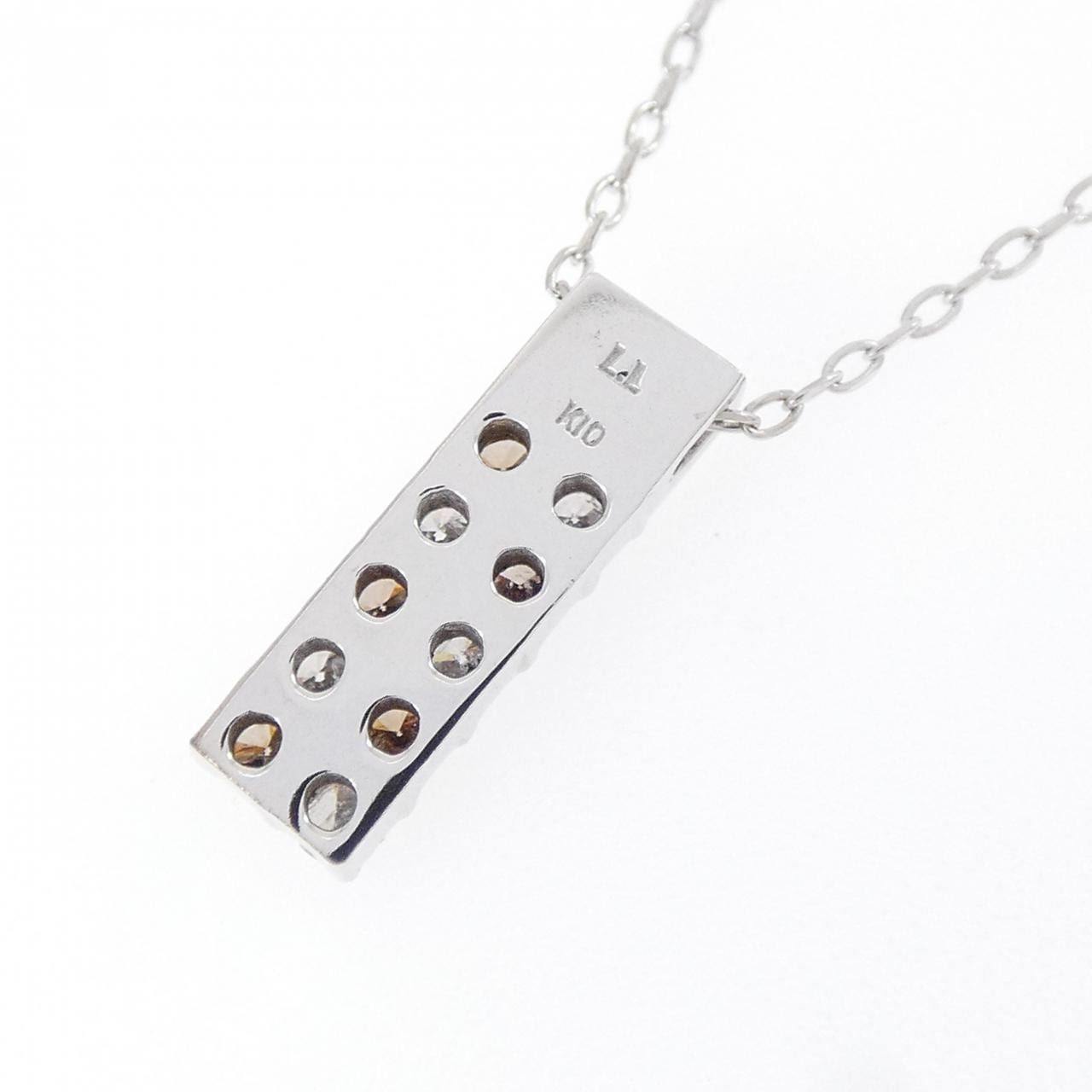 K10WG ダイヤモンド ネックレス