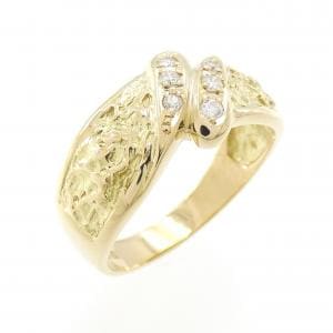 K18YG ダイヤモンド リング 0.10CT