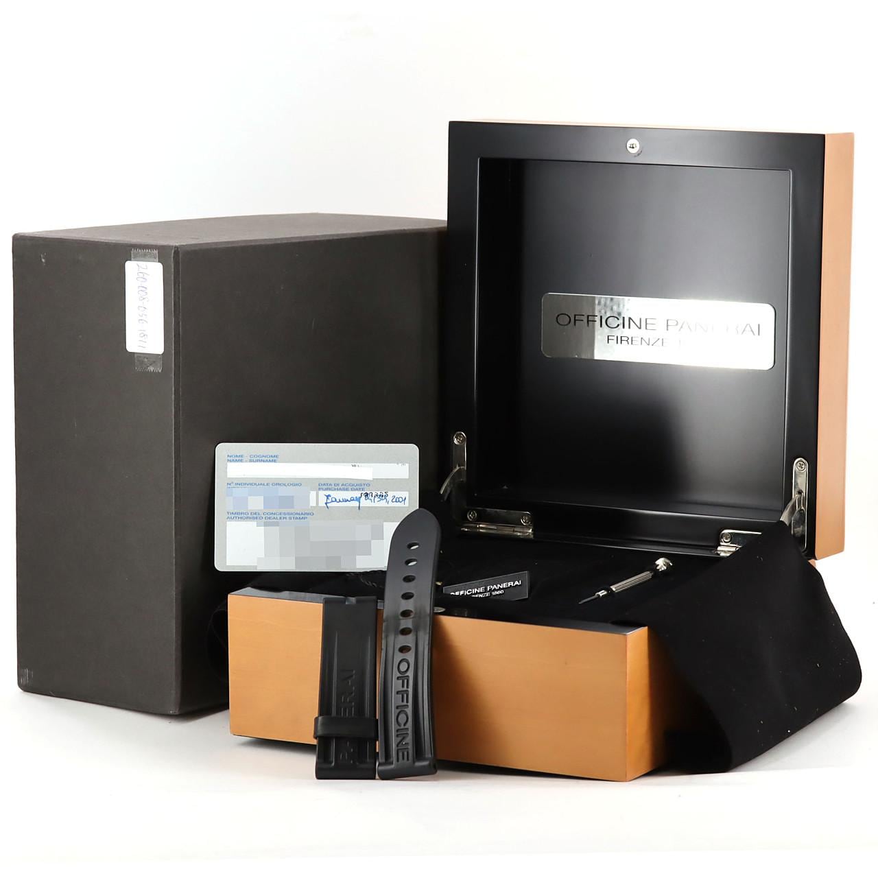 【ノーメンテナンス特価】パネライ ルミノールマリーナ･レフトハンド TI PAM00056 TI 手巻