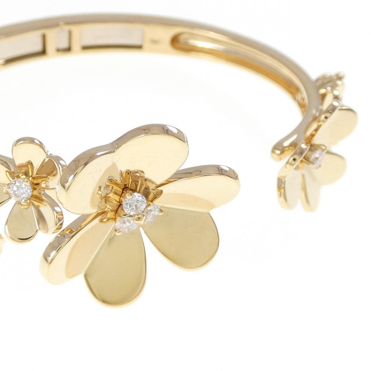 ヴァンクリーフ&アーペル フリヴォル 7フラワー スモール バングル