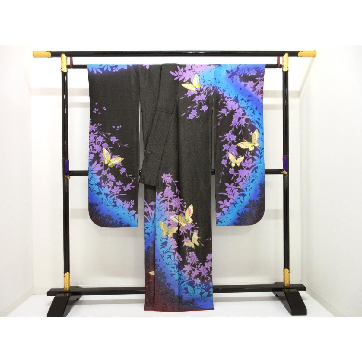 Furisode Yuzen gold processing Kimono/Nagusa undergarment 2-piece set