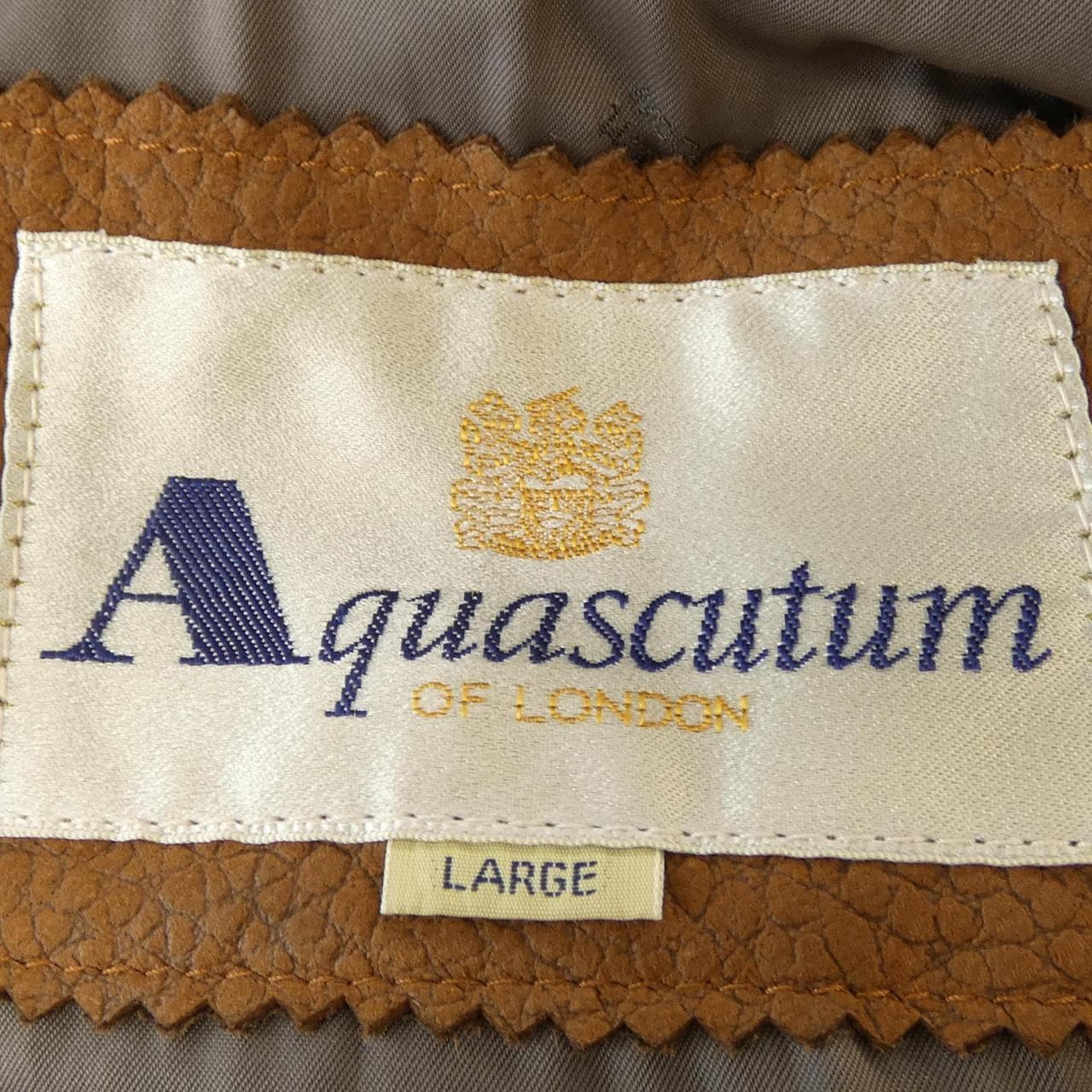 アクアスキュータム Aquascutum レザーコート
