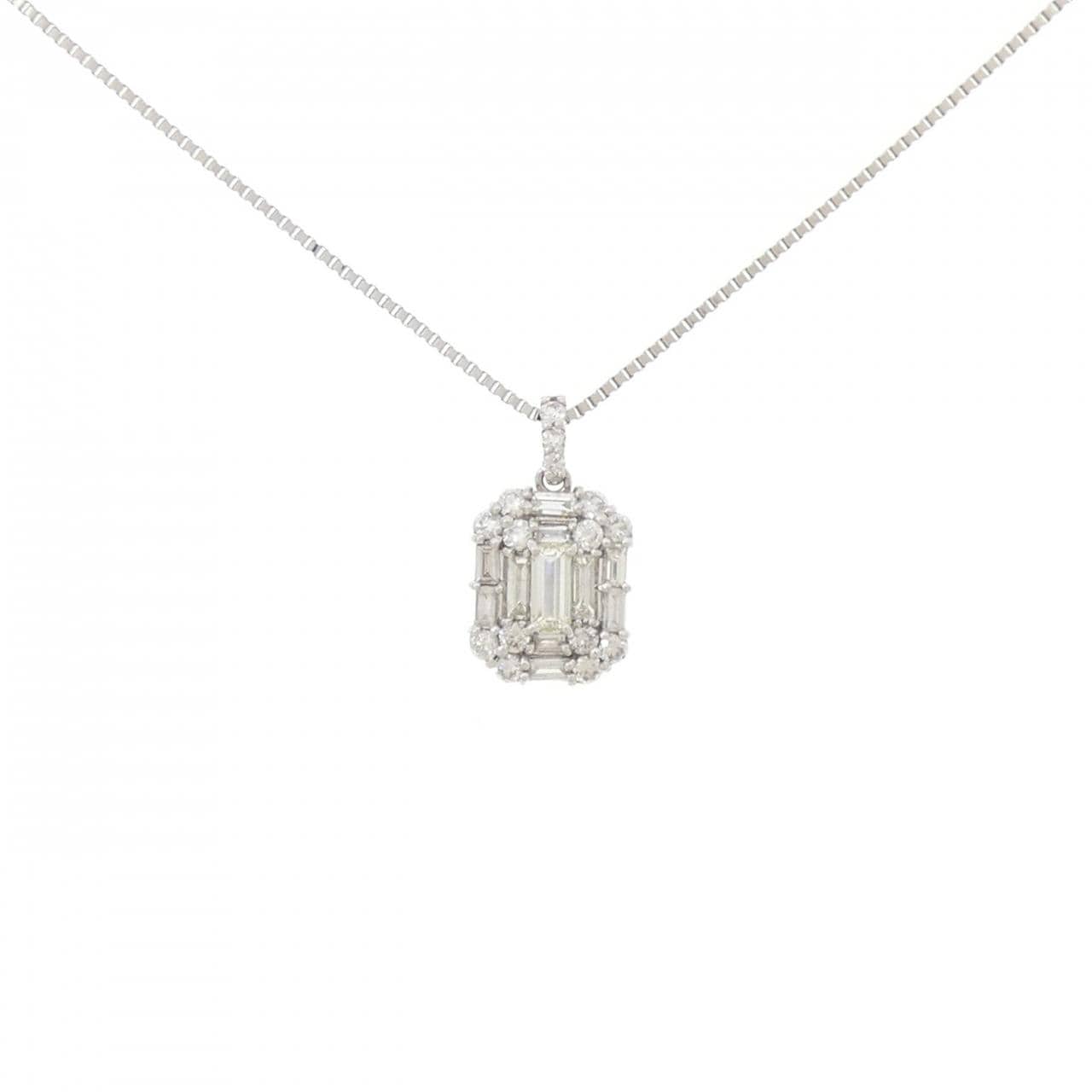 PT900/PT850 ダイヤモンド ネックレス 0.11CT