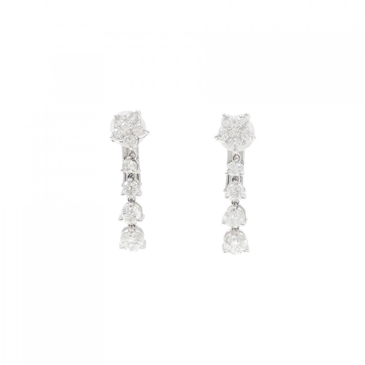 PT900 Diamond Earrings 1.00CT