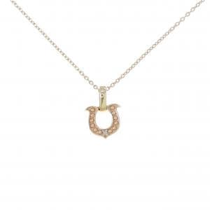 K10PG/K10YG ダイヤモンド ネックレス 0.01CT