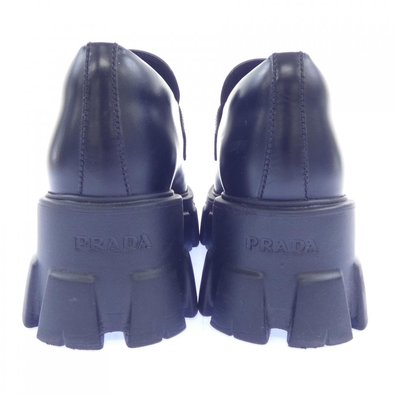 プラダ PRADA モノリス ローファー トライアングルロゴ 1D649M シューズ