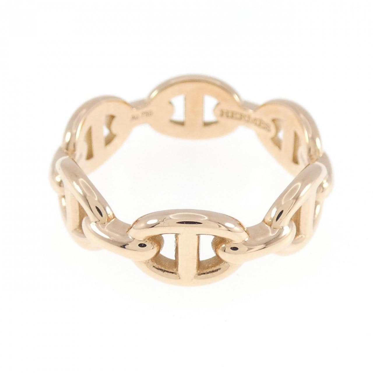 HERMES Chaine d'Ancre Enchene Ring