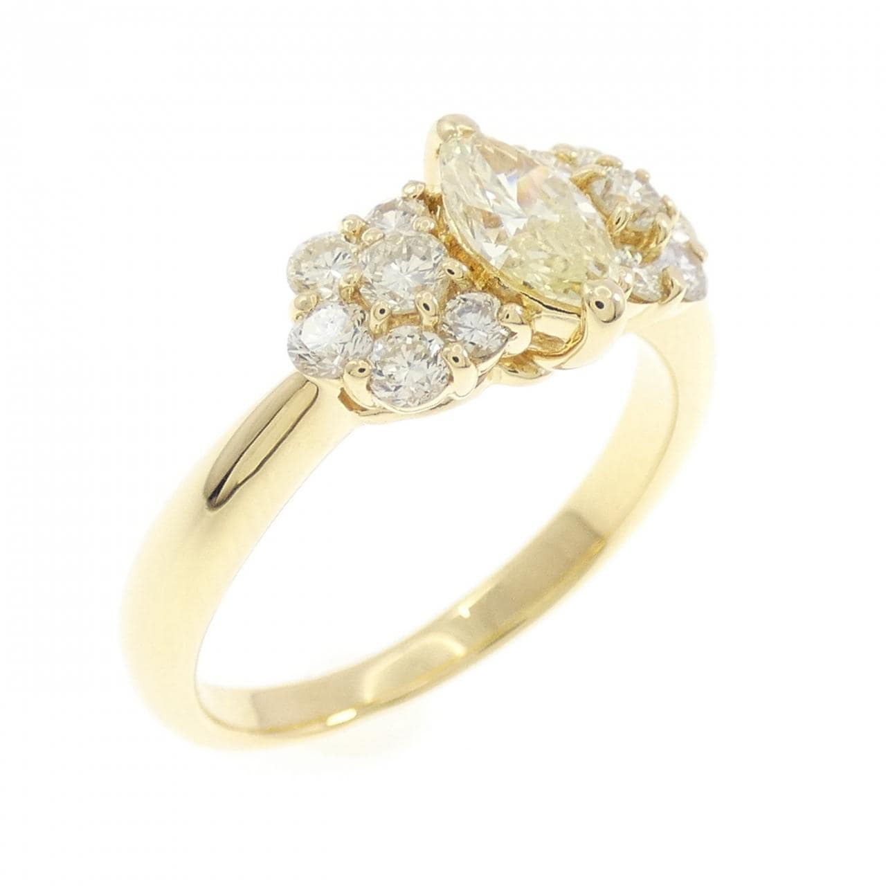 K18YG ダイヤモンド リング 0.80CT