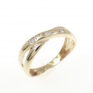 K10YG ダイヤモンド ピンキー リング