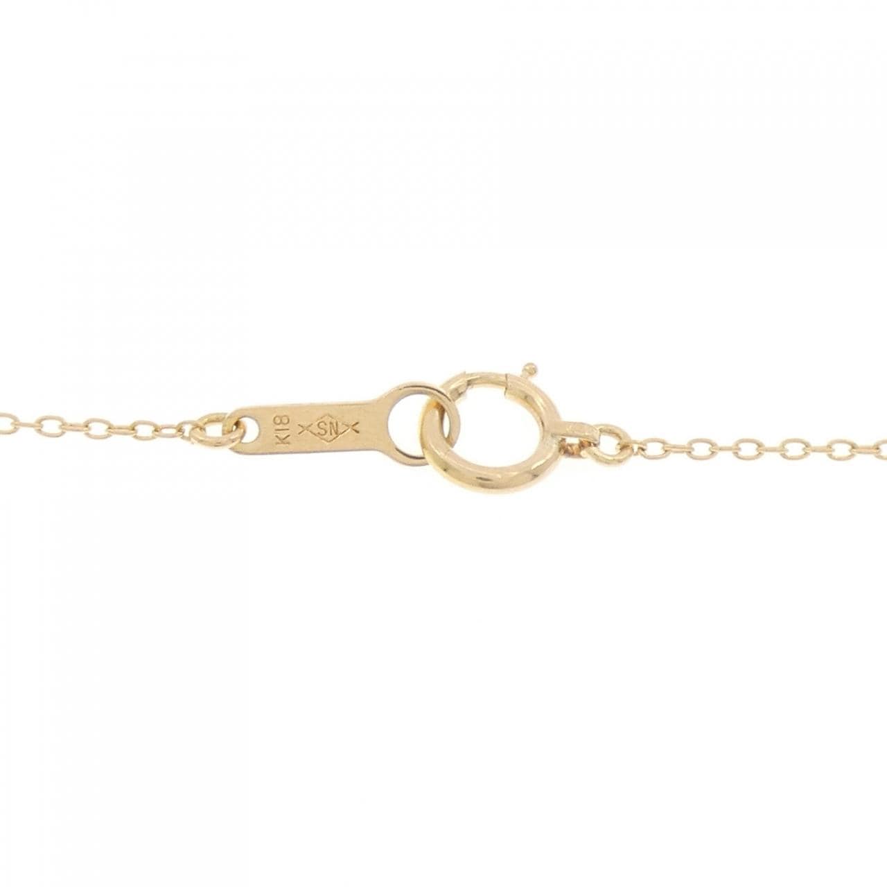 K18YG ダイヤモンド ネックレス 0.15CT