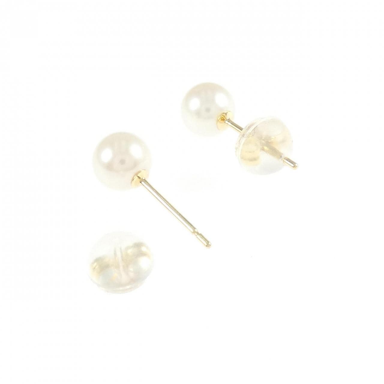 K18YG アコヤパール ピアス 5.0mm