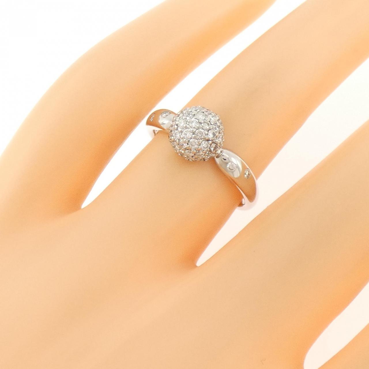 PT900 パヴェ ダイヤモンド リング 0.40CT