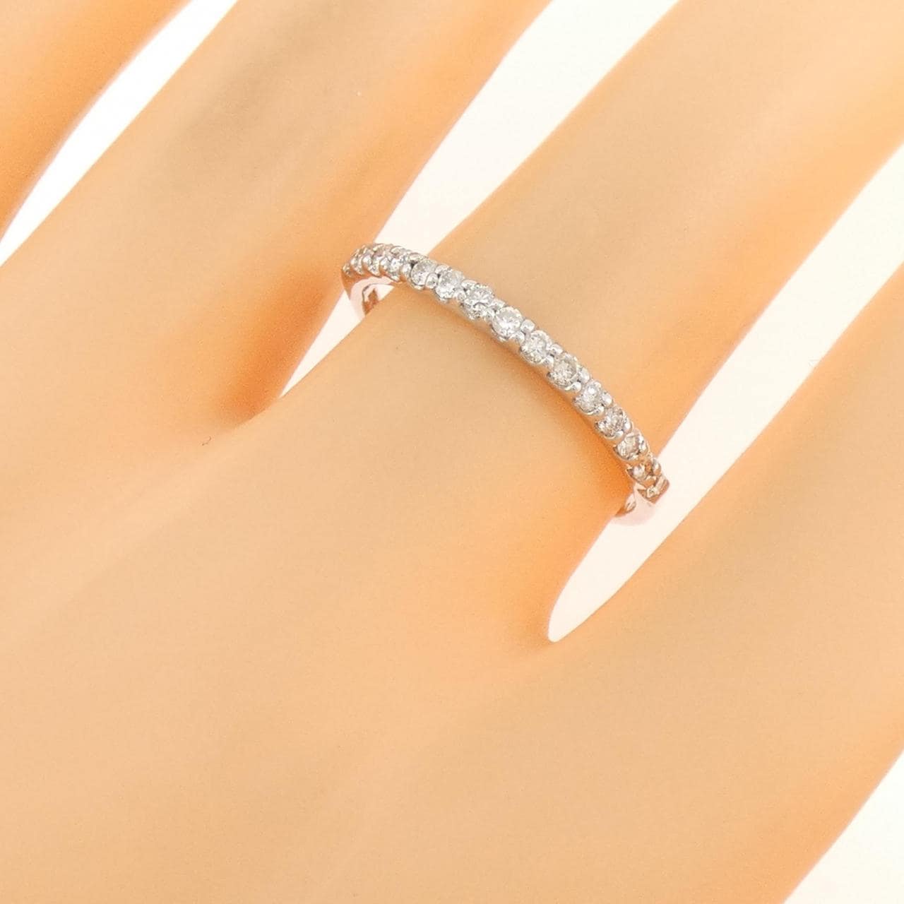 K10WG ダイヤモンド リング 0.30CT