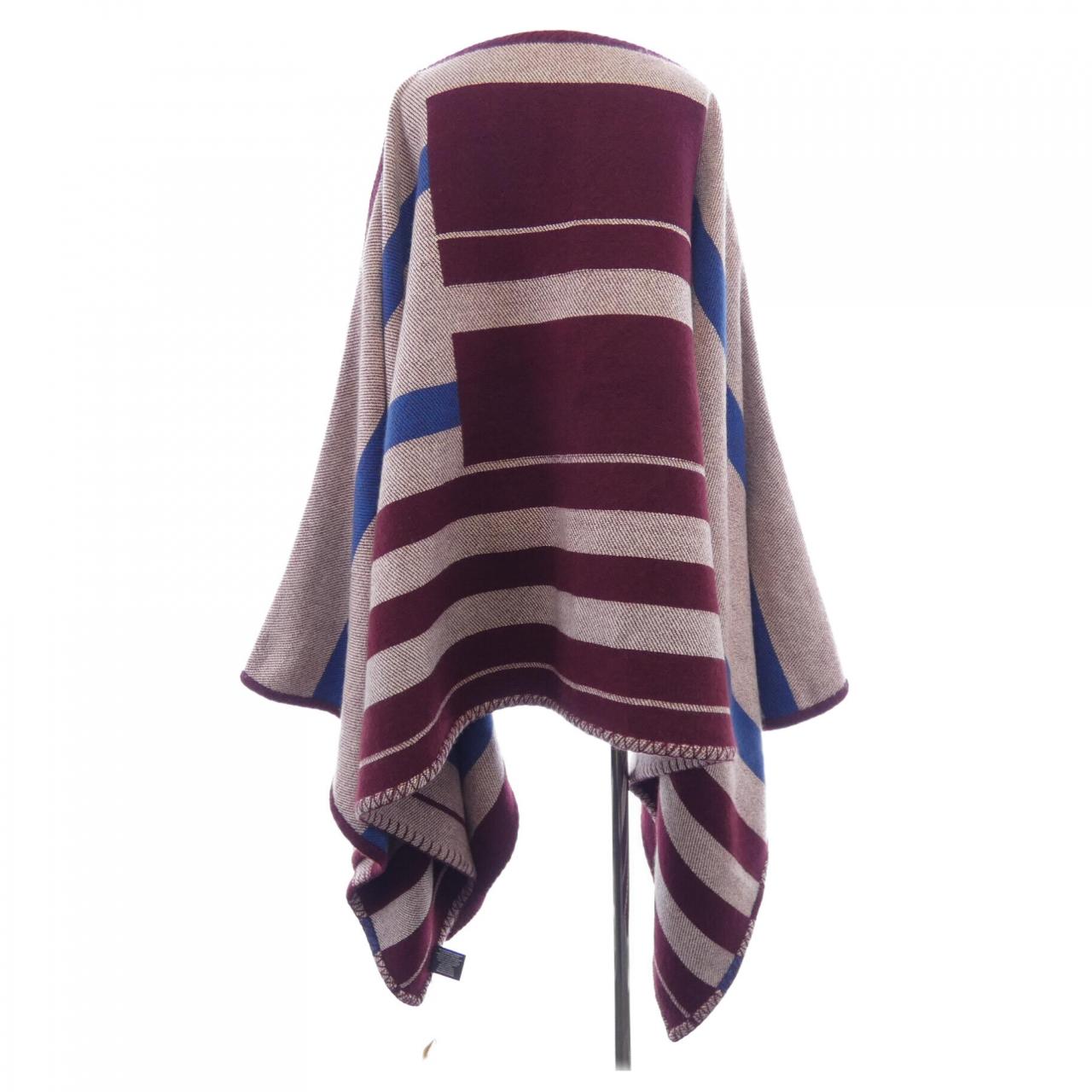 エルメス HERMES H BAYADERE バヤデール PONCHO BLANKET 103544M ポンチョ