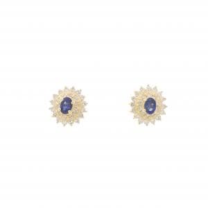 K18YG サファイヤ ピアス 0.15CT