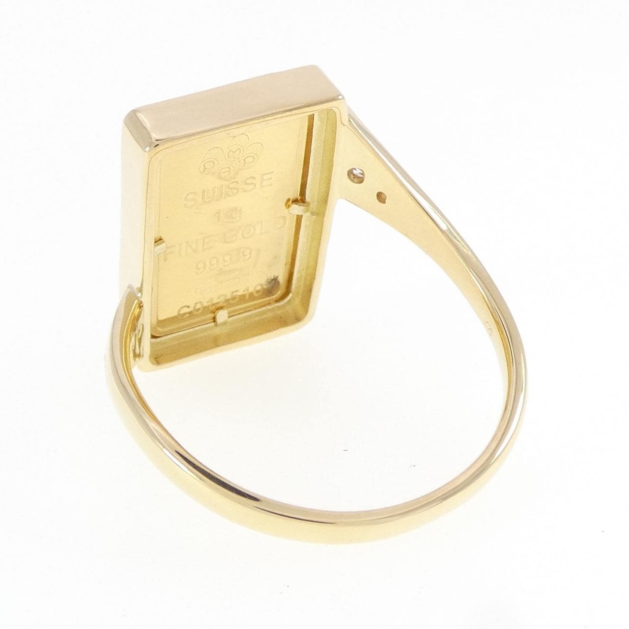 K18YG ダイヤモンド リング 0.25CT