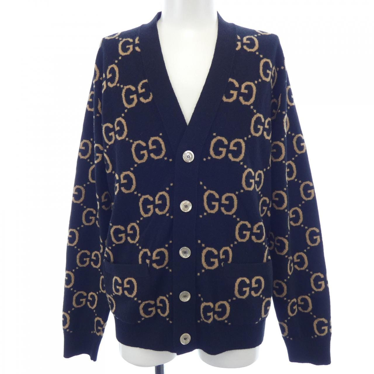 グッチ GUCCI GGパターン　GGウールジャガードカーディガン 694758 XKCC5 カーディガン