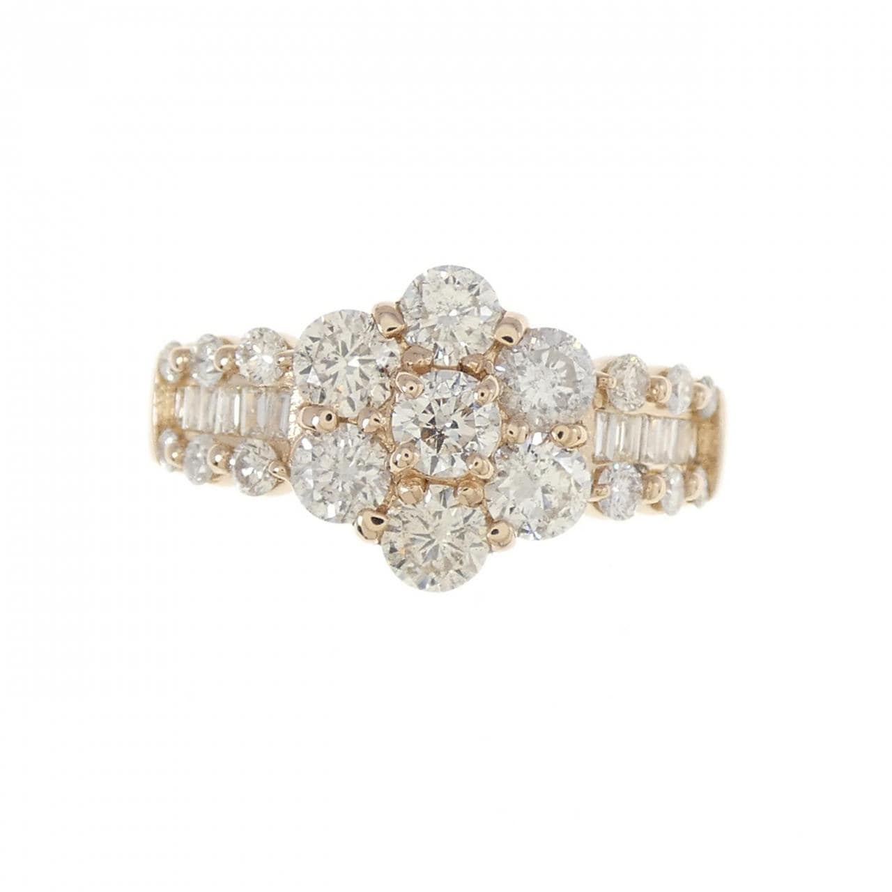 K18PG ダイヤモンド リング 1.50CT