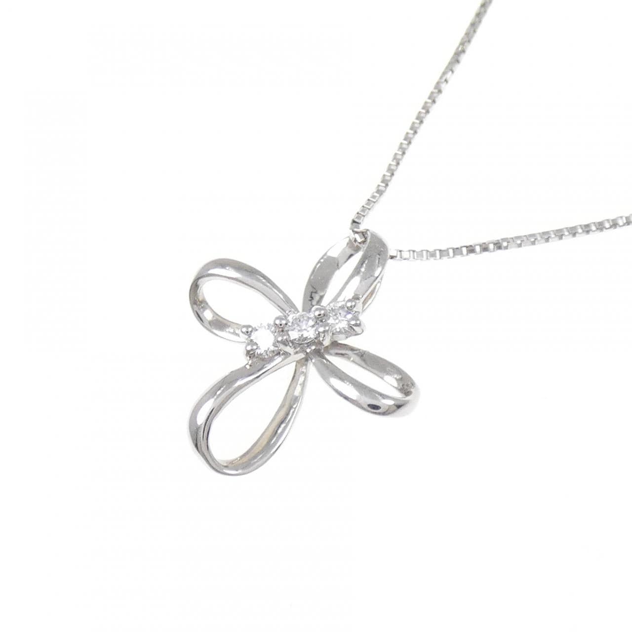 ジーエスティービー ダイヤモンド ネックレス 0.05CT