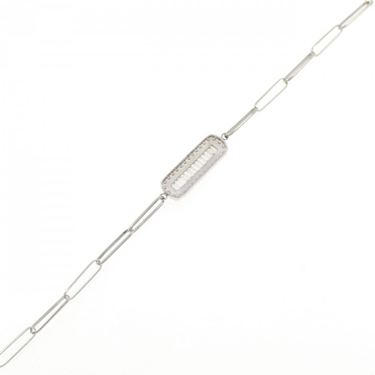 【新品】PT900 ダイヤモンド ブレスレット 0.40CT