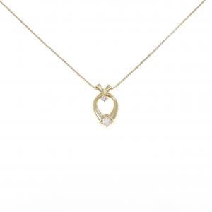 K18YG ダイヤモンド ネックレス 0.13CT