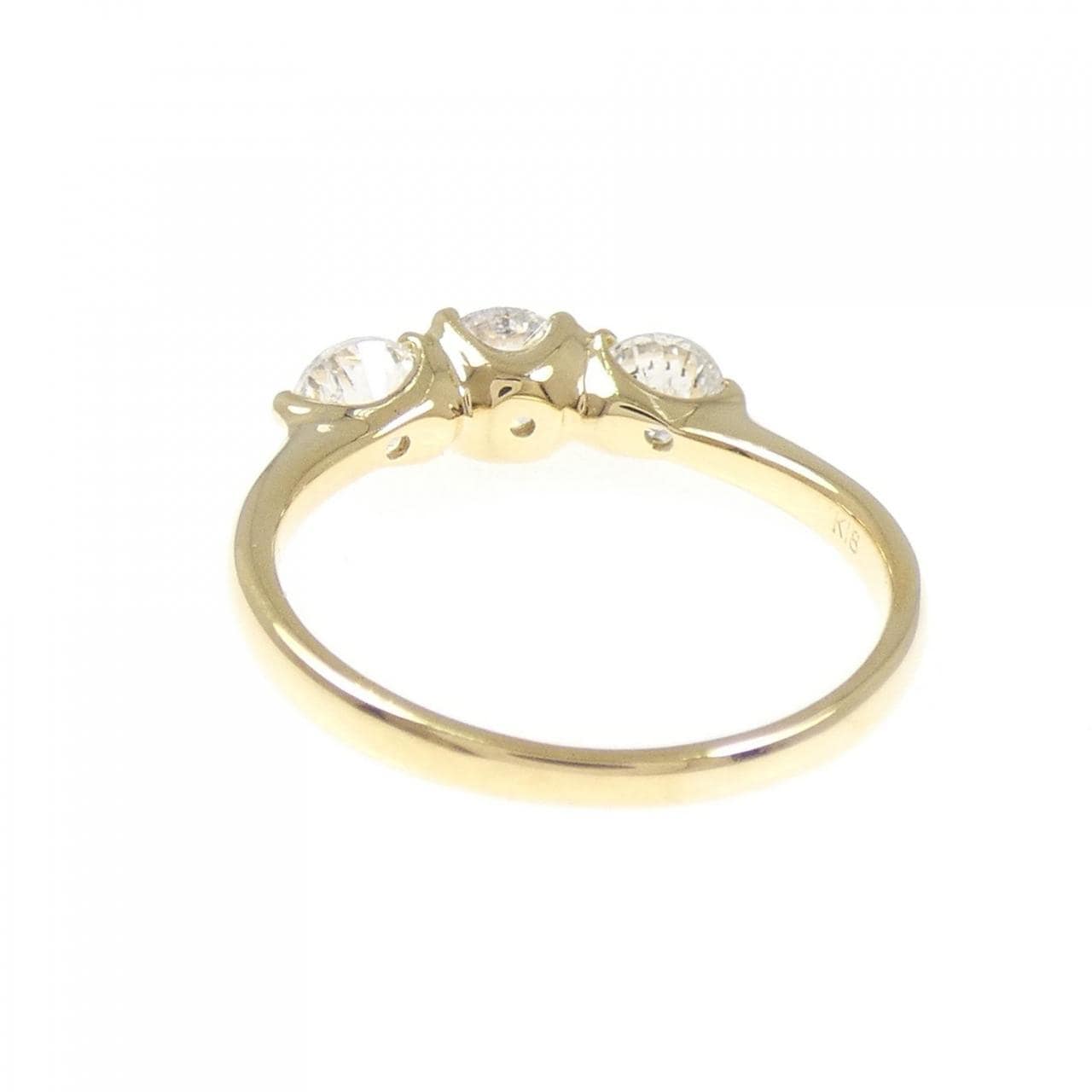 K18YG ダイヤモンド リング 1.015CT