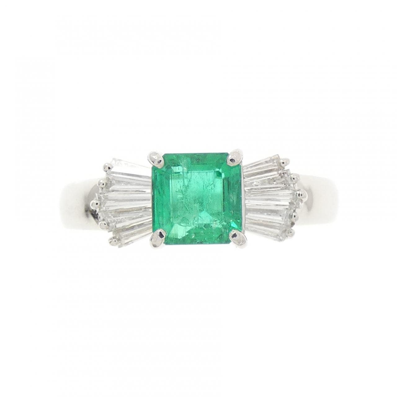 PT900 エメラルド リング 0.77CT