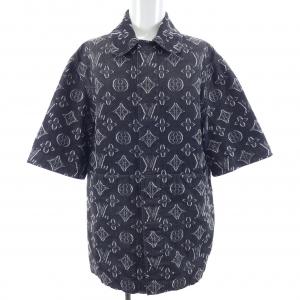ルイヴィトン LOUIS VUITTON モノグラムショートスリーブシャンブレーシャツ HPS73WARS S／Sシャツ