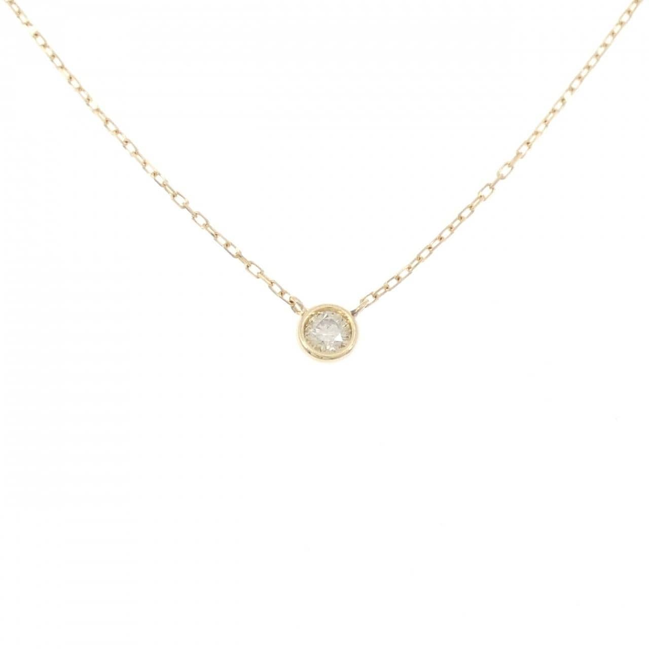 K18YG ダイヤモンド ネックレス 0.10CT