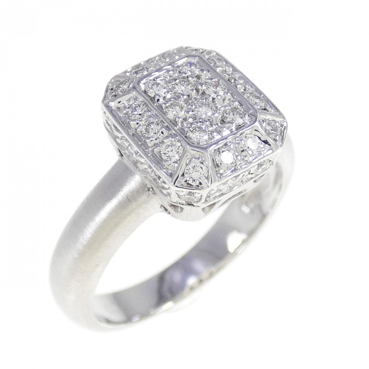 750WG ダイヤモンド リング 0.32CT