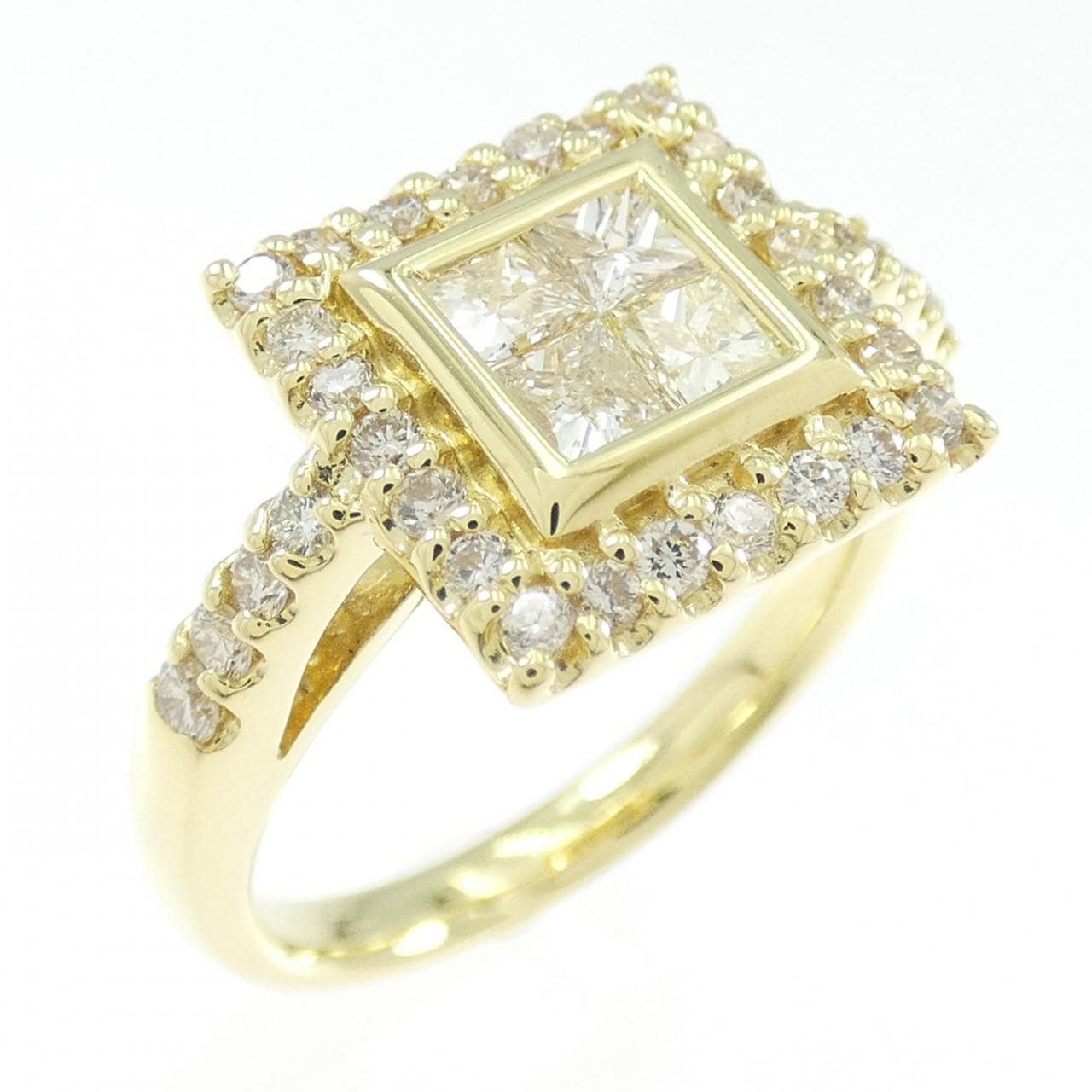 K18YG ダイヤモンド リング 1.00CT