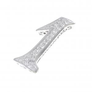 K18WG ナンバー1 ダイヤモンド ペンダント 1.00CT