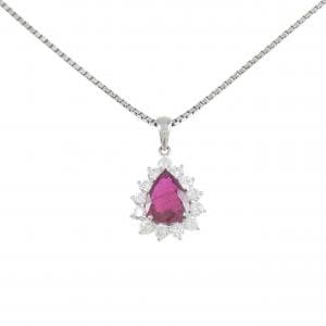 PT ルビー ネックレス 2.03CT