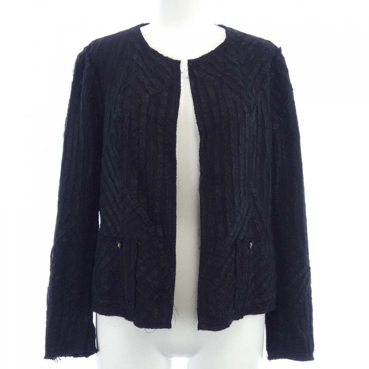 【ヴィンテージ】シャネル CHANEL P21321W03138 03P ノーカラージャケット