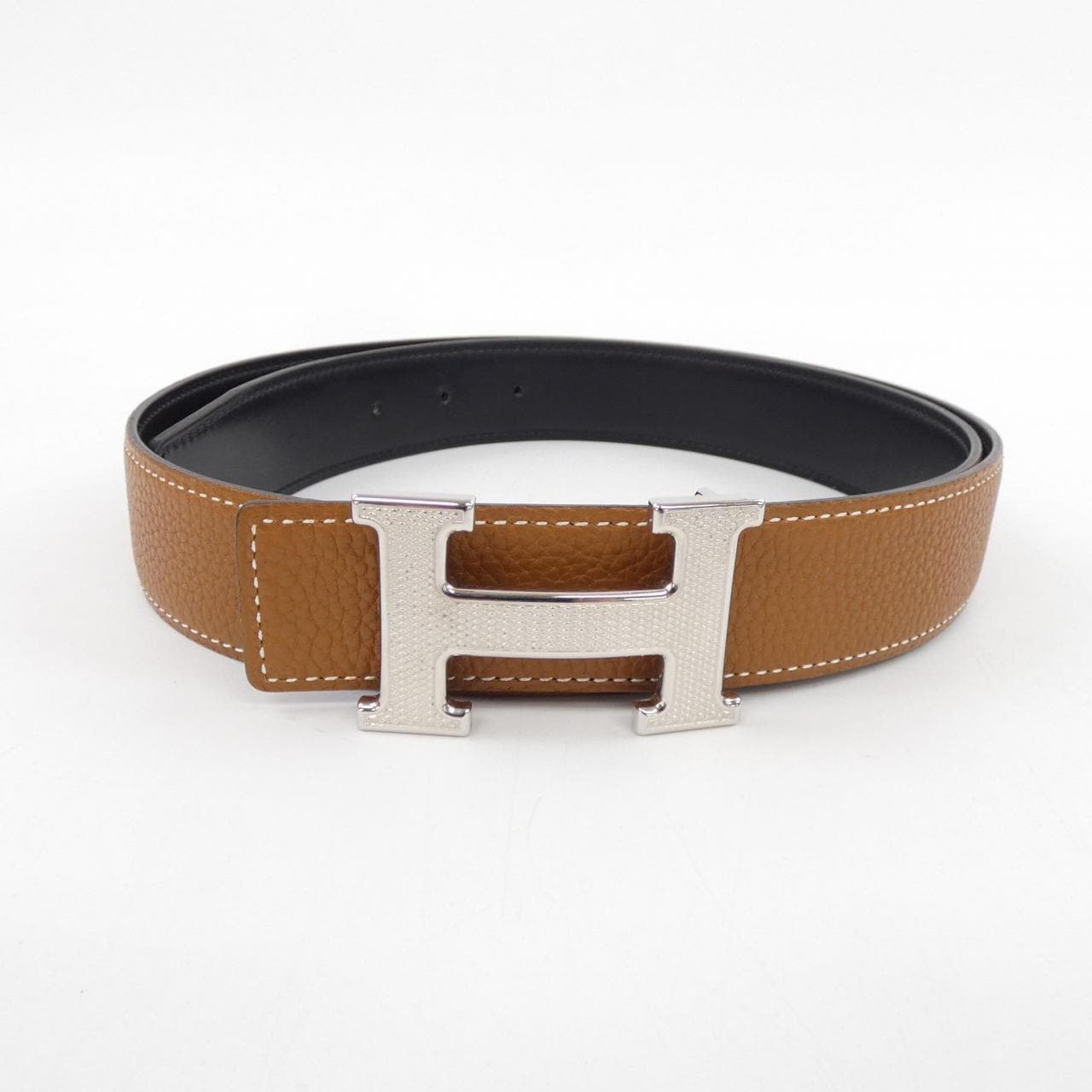 エルメス HERMES H ギヨシェ 32mm リバーシブル BELT