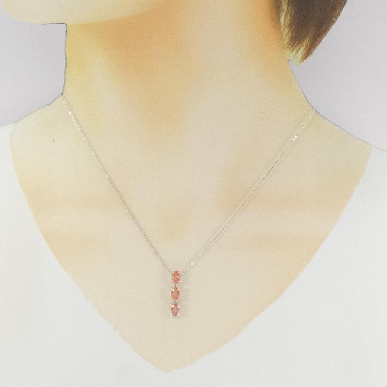 K18WG サファイヤ ネックレス 1.51CT
