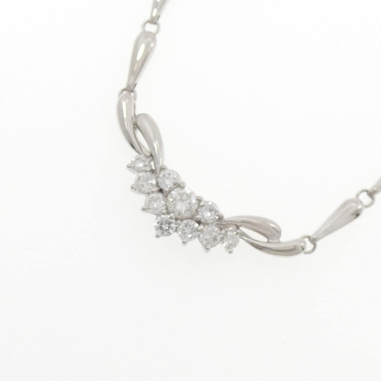 PT900/PT850 ダイヤモンド ネックレス 0.65CT