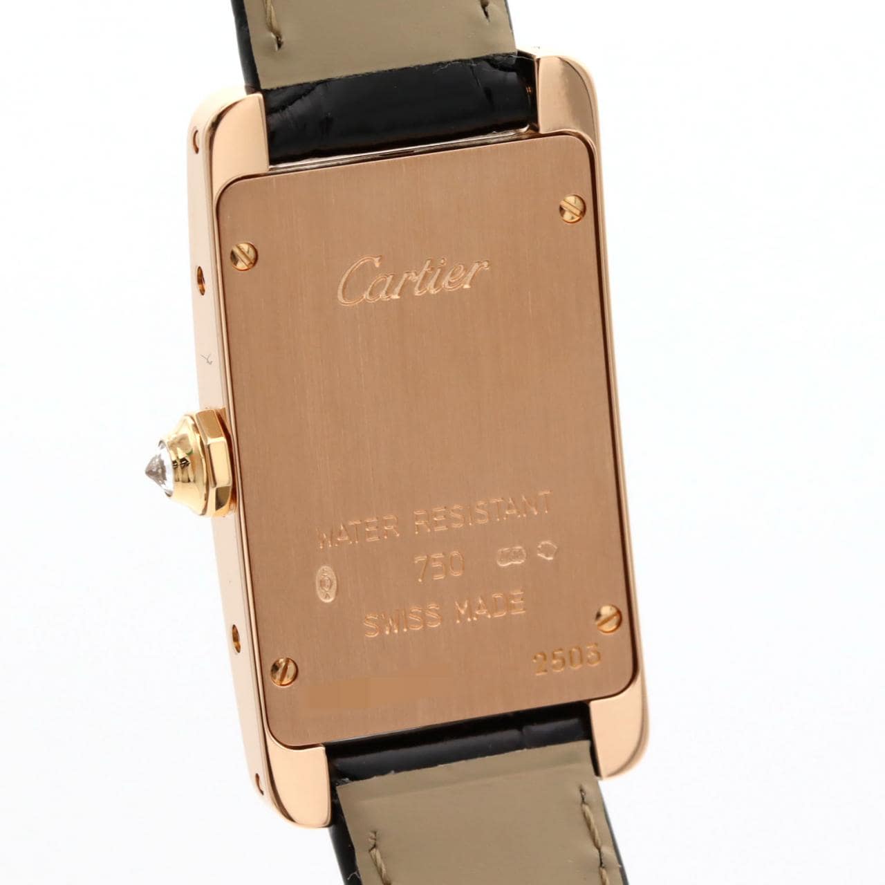 カルティエ タンクアメリカンSM PG/クロスD WB707931 PG･RG クォーツ