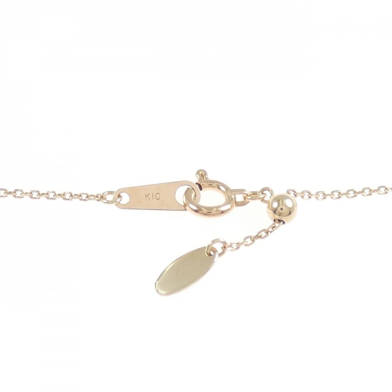 アガット ダイヤモンド ネックレス 0.014CT