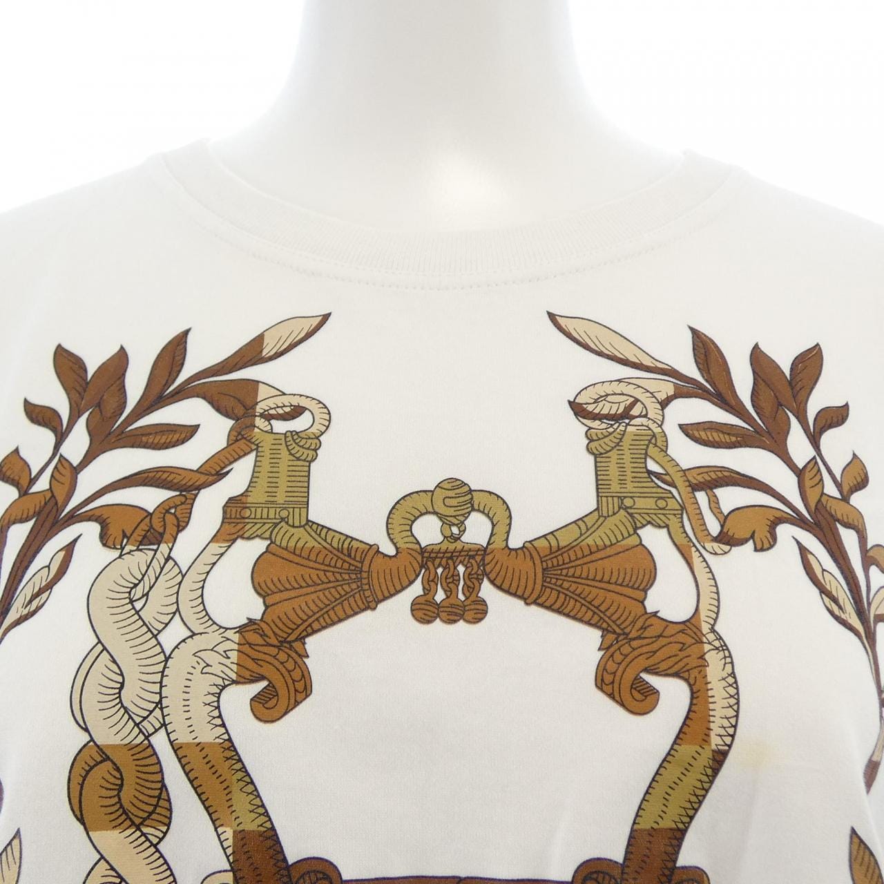 エルメス HERMES DELLA CAVALLERIA 4E4629DA カルトゥッシュ Tシャツ