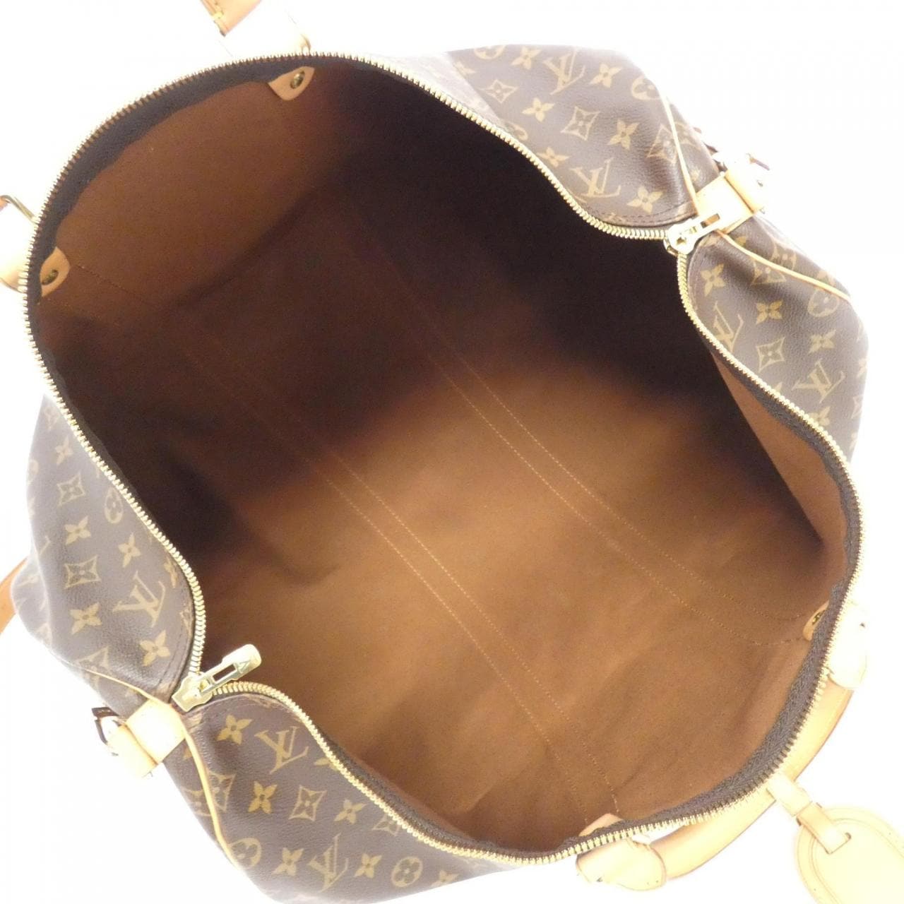 LOUIS VUITTON Monogram Keepall Bandouliere 55 公分 M41414 波士頓包