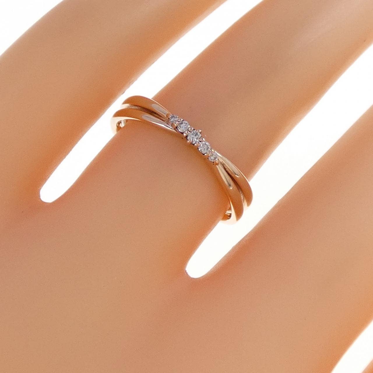 K10PG ダイヤモンド リング 0.03CT