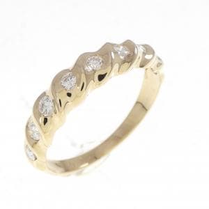 750YG ダイヤモンド リング 0.2CT